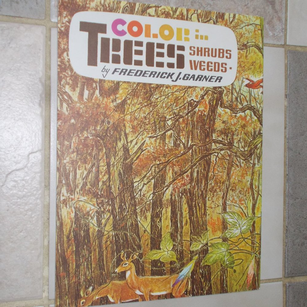 Vintage Trees Shrubs, weeds  #68 by Frederick J. Garner art book